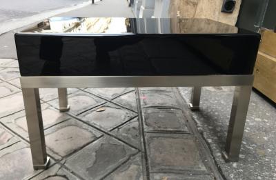 Guy LeFevre Pair of end tables by Guy Lefevre for Maison Jansen France 1970s