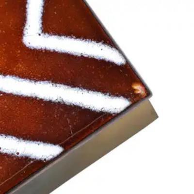 H Edward Winter Edward Winter Box Enamel Brass Hinged Cleveland School Signed