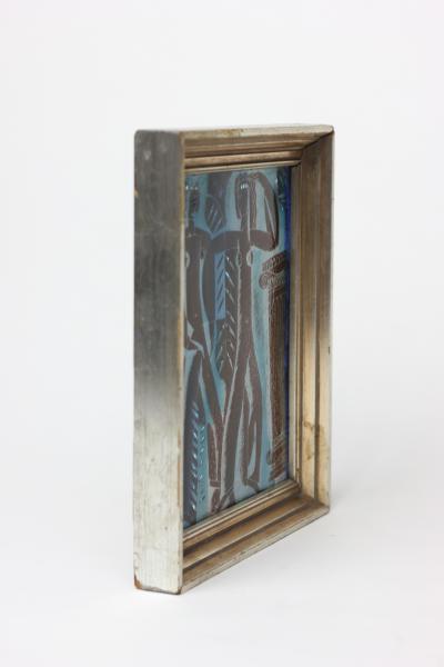 H Edward Winter Edward Winter Enamel of Two Stylized Woman 1934 United States