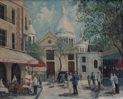 H Gouter Montmartre au Printemps Place du Tertre and Sacr C ur Paris