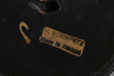 H Steinpatz H Steinpatz Pair of Hand Painted Amsterdamse School Table Lamps 1920s