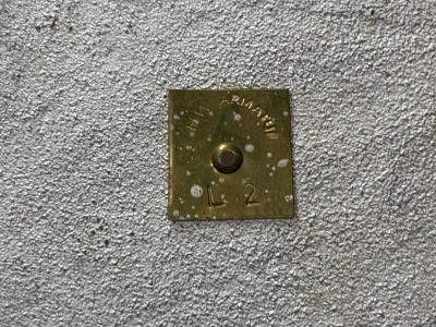 H W Armatur Swedish Modern Floor Lamp Brass Fabric Sweden 1940s