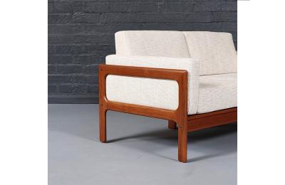 H W Klein H W Klein Teak Tweed Love Seat Sofa for Komfort