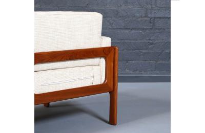 H W Klein H W Klein Teak Tweed Love Seat Sofa for Komfort