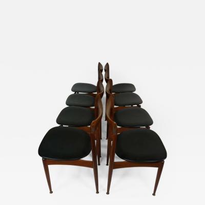 H W Klein Set of Eight Teak Danish Dining Chairs by H W Klein