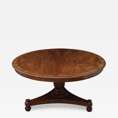 H WALKER REGENCY CENTRE TABLE IN MAHOGANY