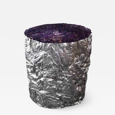 H l ne de Saint Lager FUT VIOLET SIDE TABLE