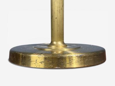 H vik Lys Large Table Lamp Brass Sheet Norway 1970s