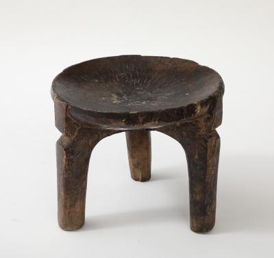 HAND CARVED AFRICAN STOOL