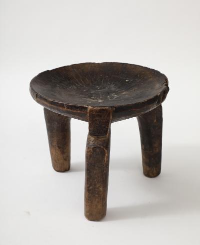 HAND CARVED AFRICAN STOOL