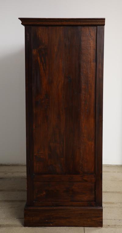 HAND CARVED WOODEN ARMOIRE