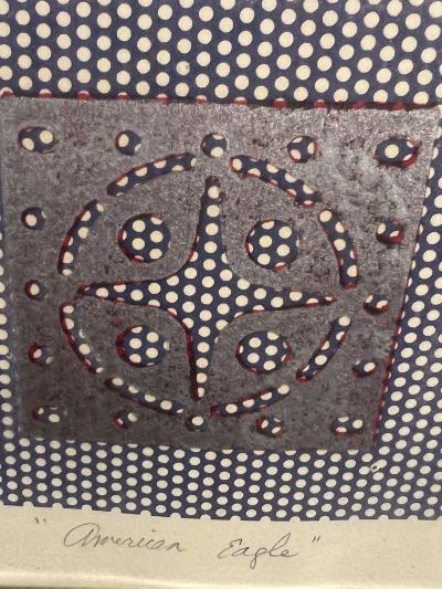 HARRIET B ZEITLIN SIGNED TITLED AMERICAN EAGLE TRIAL ARTIST PROOF LITHOGRAPH