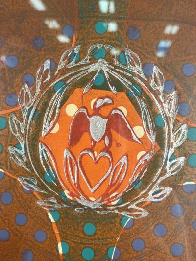 HARRIET B ZEITLIN SIGNED TITLED AMERICAN EAGLE TRIAL ARTIST PROOF LITHOGRAPH