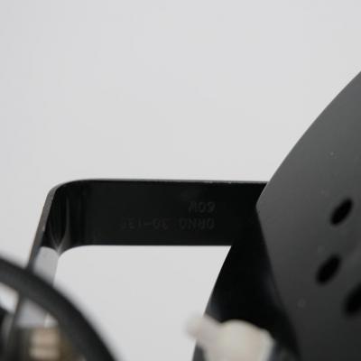 HEIKKI TURUNEN Heikki Turunen Floor Lamp Model 30 138 in Black White Orno 1970s Finland