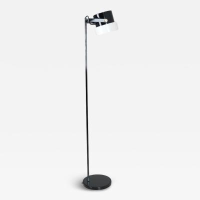 HEIKKI TURUNEN Heikki Turunen Floor Lamp Model 30 138 in Black White Orno 1970s Finland