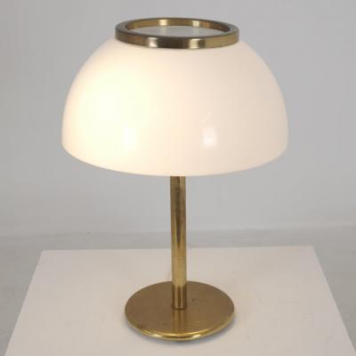 HEIKKI TURUNEN Heikki Turunen Senior Series Brass Acrylic Table Lamp Model 940 147 Orno 1970s