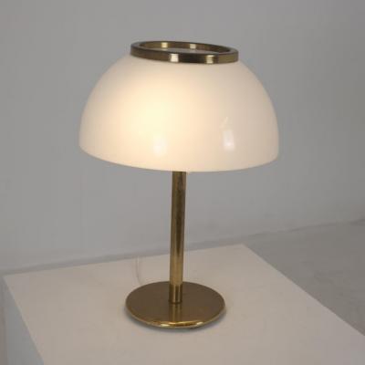 HEIKKI TURUNEN Heikki Turunen Senior Series Brass Acrylic Table Lamp Model 940 147 Orno 1970s