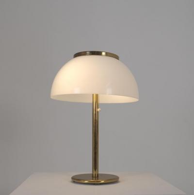 HEIKKI TURUNEN Heikki Turunen Senior Series Brass Acrylic Table Lamp Model 940 147 Orno 1970s