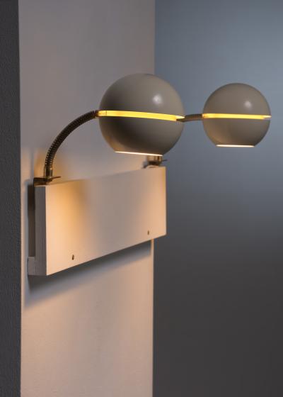 HEIKKI TURUNEN Pair of Heikki Turunen bedside wall lamps for Orno