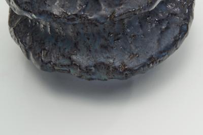 HELGE STERBERG Rippled Stoneware Table Lamp by Helge sterberg Denmark 1950s