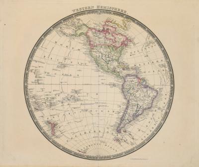 HENRY TEESDALE HENRY TEESDALE 1776 1855 WESTERN HEMISPHERE NORTH AND SOUTH AMERICA 