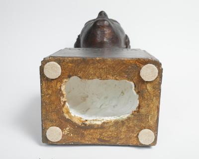 HERBERT MCRAE MILLER PATINATED PLASTER BUST OF A WOMAN CARMENCITA BY HERBERT MCRAE MILLER