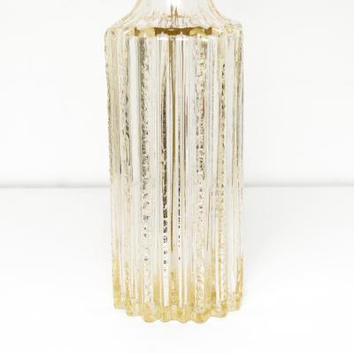 HIGHLY TEXTURED SCANDINAVIAN MODERN GLASS LAMP