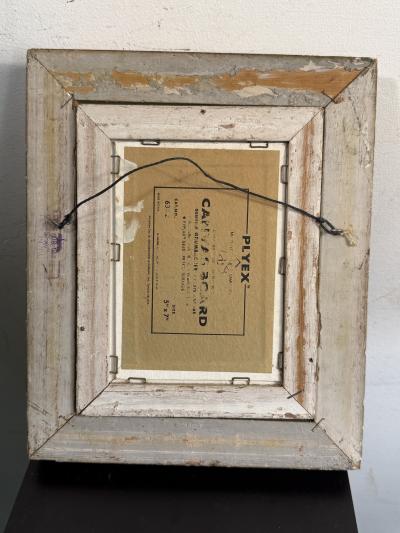 HOBO CLOWN WITH SLOT MACHINE PAINTING