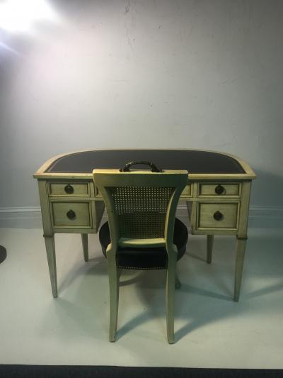 HOLLYWOOD REGENCY DESK AND CHAIR