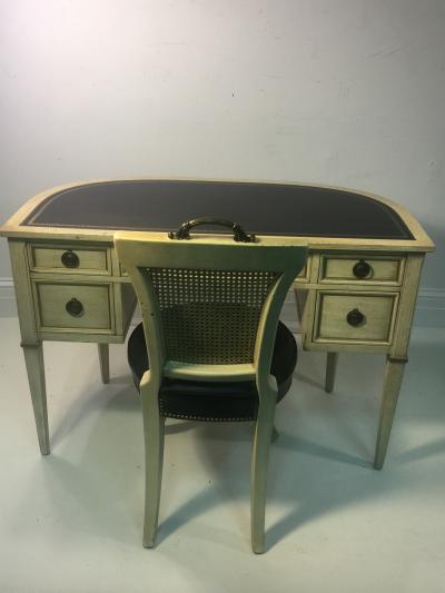HOLLYWOOD REGENCY DESK AND CHAIR