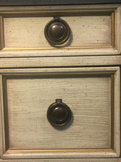 HOLLYWOOD REGENCY DESK AND CHAIR