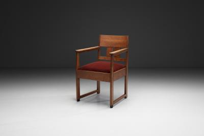 Haagse School Armchair The Netherlands First Half of the 20th Century