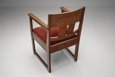 Haagse School Armchair The Netherlands First Half of the 20th Century