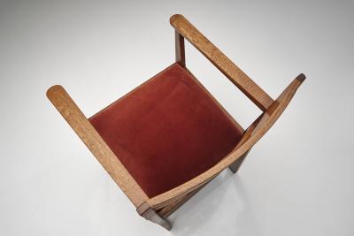 Haagse School Armchair The Netherlands First Half of the 20th Century