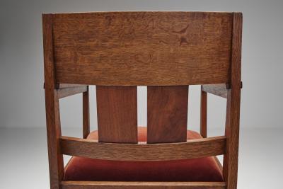 Haagse School Armchair The Netherlands First Half of the 20th Century