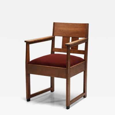 Haagse School Armchair The Netherlands First Half of the 20th Century