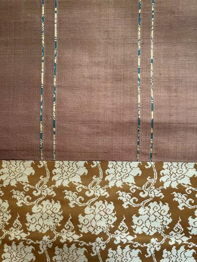 Hababusa Itcho Japanese Silk Scroll of Daruma Hanabusa Itcho Edo Period