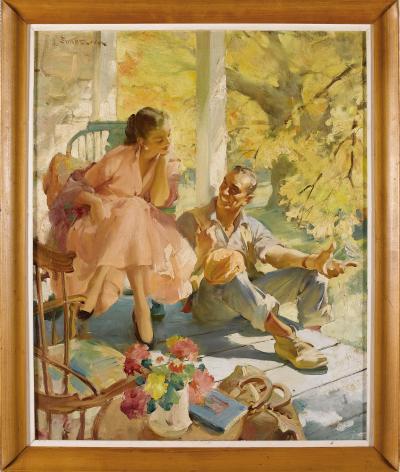 Haddon Hubbard Sundblom End of the Road Ladies Home Journal Golden Age of Illustration