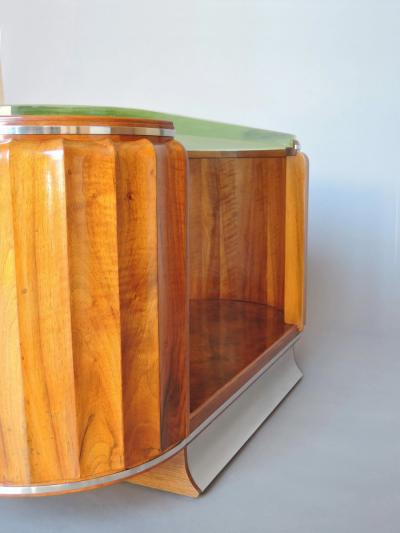 Haentges Fr res Fine French Art Deco Two Tier Coffee Table by Haentges