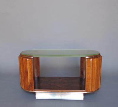 Haentges Fr res Fine French Art Deco Two Tier Coffee Table by Haentges