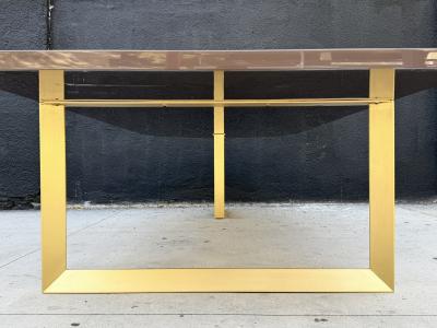 Hagit Pincovici Baxter Selene Dining Table by Hagit Pincovici Brass Marble Italian Modern