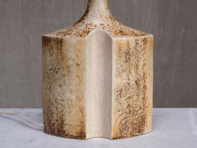 Haico Nietsche Large Haico Nietzsche Ceramic Table Lamp S holm Stent j Denmark 1960s