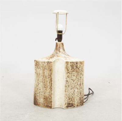 Haico Nitzsche Large stoneware table lamp by Haico Nitzsche for S holm