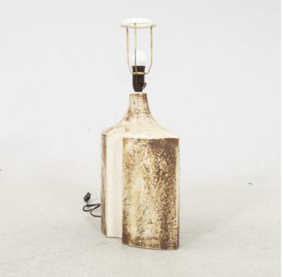 Haico Nitzsche Large stoneware table lamp by Haico Nitzsche for S holm