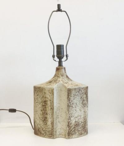 Haico Nitzsche Stoneware table lamp by Haico Nitzsche for S holm Pottery