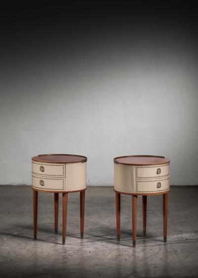 Halvdan Pettersson Pair of Halvdan Pettersson bedside tables