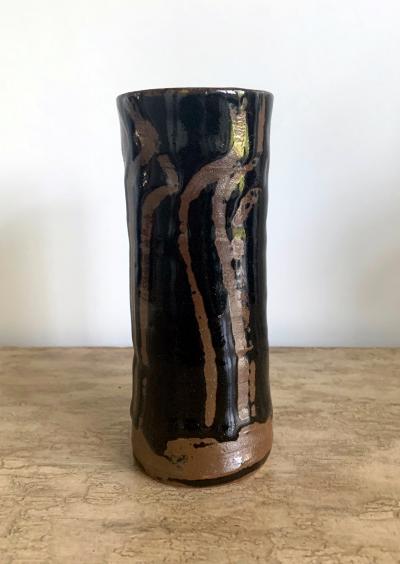 Hamada Shoji Japanese Ceramic Vase Mingei Style Hamada Shoji