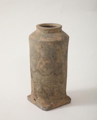 Han Dynasty Earthenware Vase stamped export label