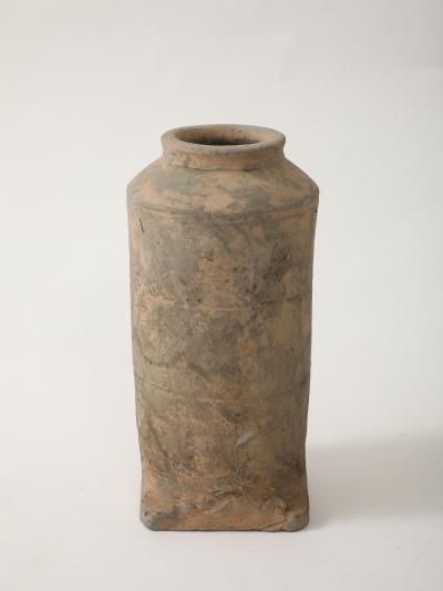 Han Dynasty Earthenware Vase stamped export label