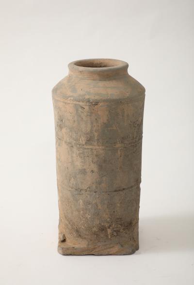 Han Dynasty Earthenware Vase stamped export label